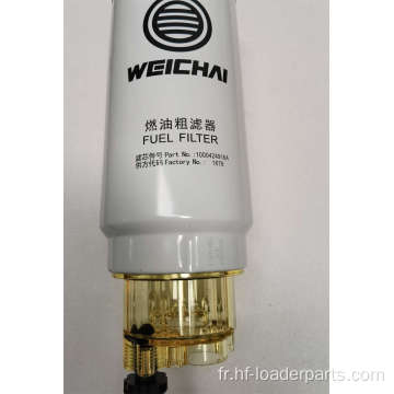 Filtre de carburant du moteur Weichai 1000424916A 1003697990A